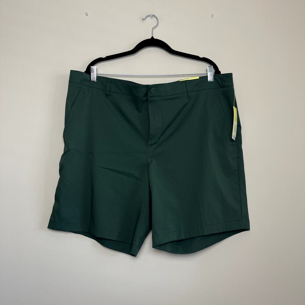NWT‎ All In Motion Men's Golf Shorts Above Knee Hunter Green Quick Dry Sz 44